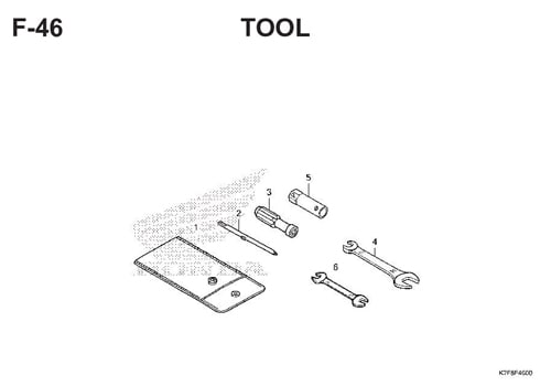 F-14 Floor Step – Katalog Honda Scoopy eSP K2F