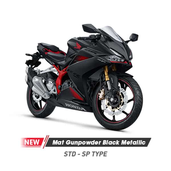 New Honda CBR 250RR K64 Mat Gunpowder Black Metallic