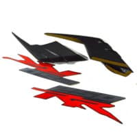 Aero Fin Black Matte - Honda All New CBR 250RR