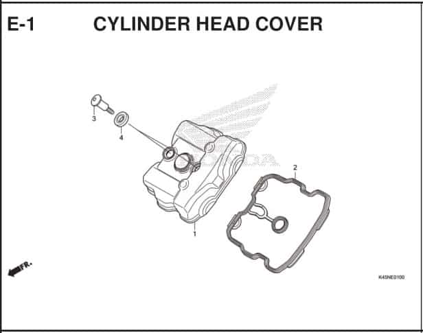 E-1 - Cylinder Head Cover