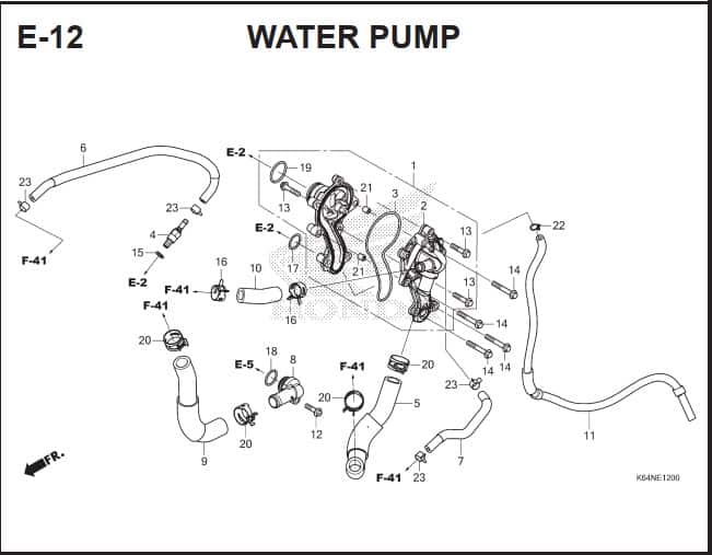 E-12 Water Pump