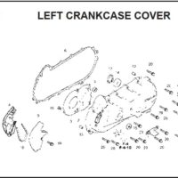 E-13 Left Crank Case Cover