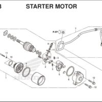 E-13 Starter Motor