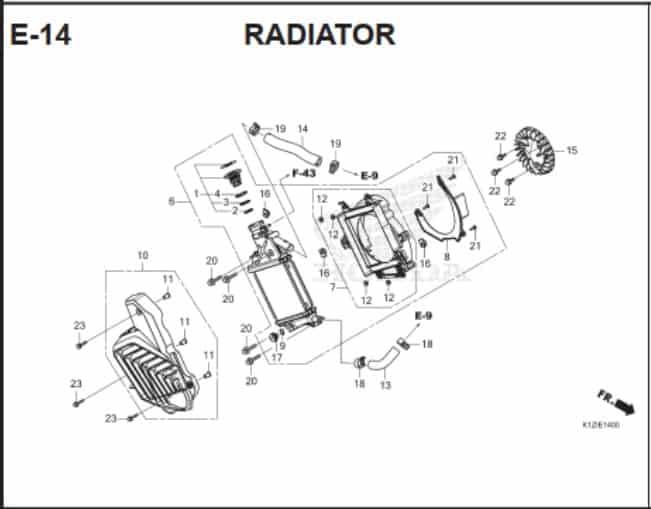 E-14 Radiator