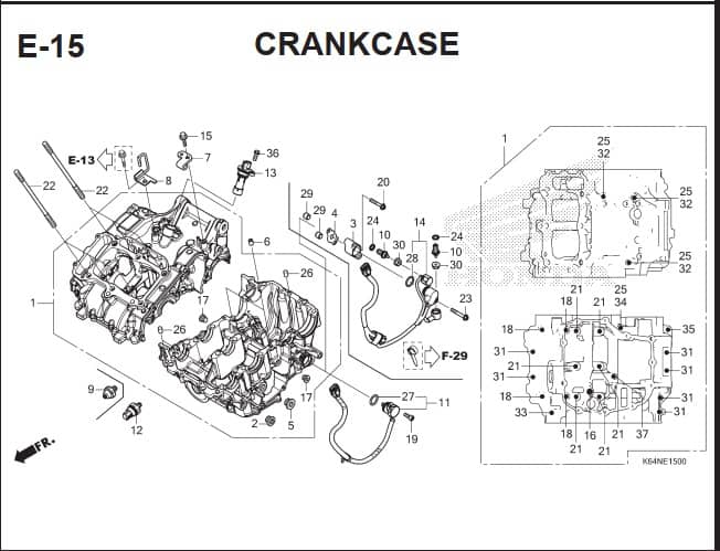 E-15 Crankcase