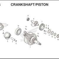 E-16 Crankshaft/ Piston