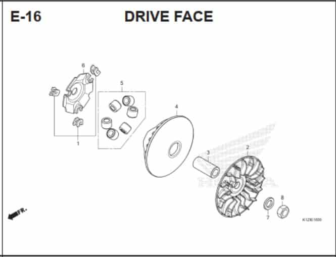 E-16 Drive Face