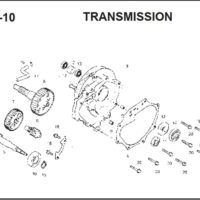 E-17-10 Transmission – Katalog Suku Cadang Honda BeAT FI K25A