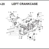 E-19-20 Left CrankCase