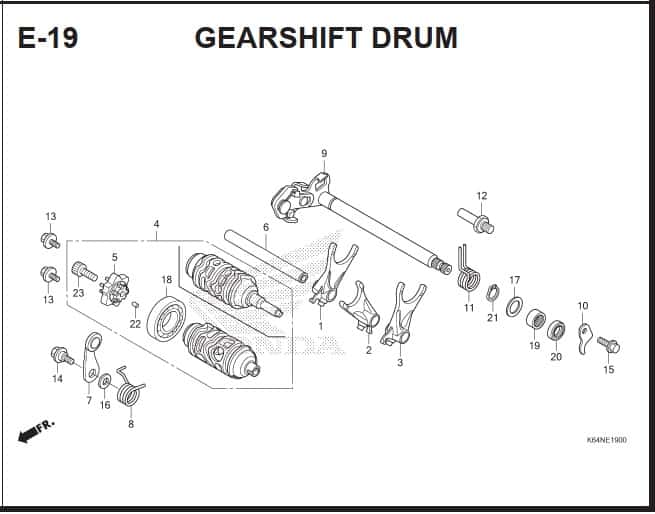 E-19 GearShift Drum