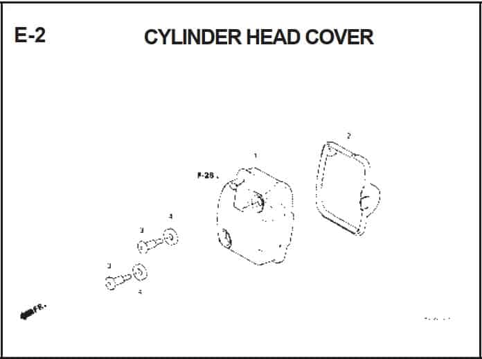 E-2 Cylinder Head Cover