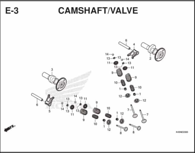 E-3 Camsahft Valve