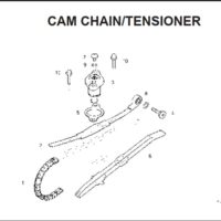 E-5 Cam Chain/ Tensioner – Katalog Suku Cadang Honda BeAT FI K25A