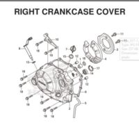 E-6 Right Crankcase Cover