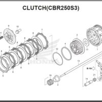 E-8 Clutch (CBR250S3)