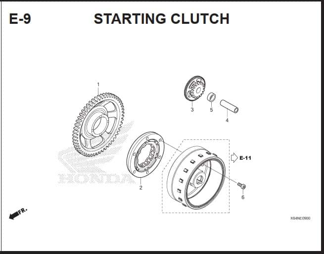 E-9 Starting Clutch