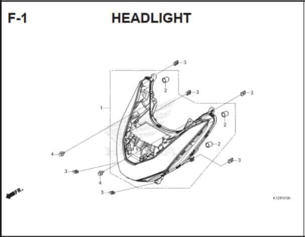 F-1 Headlight