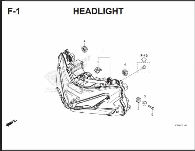 F-1 Headlight