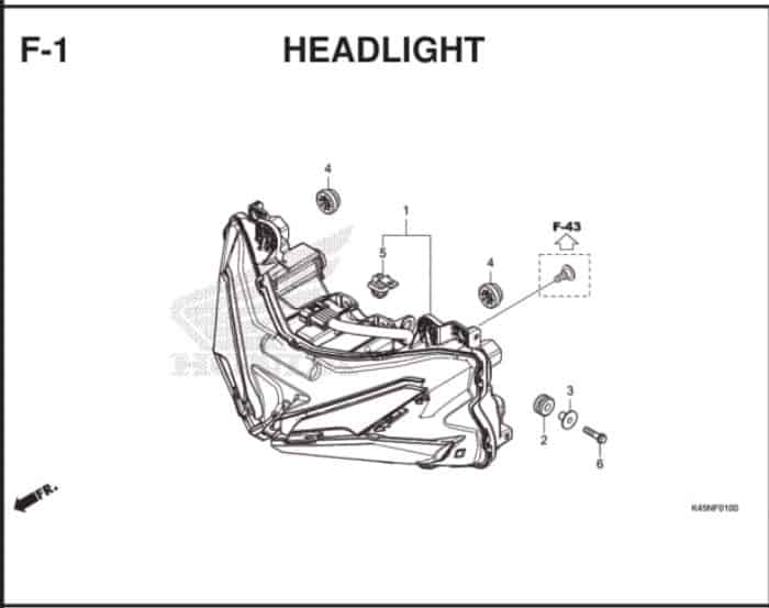 F-1 Headlight