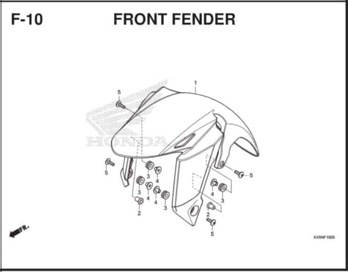 F-10 Front Fender