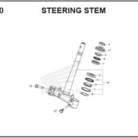 F-10 Steering stem