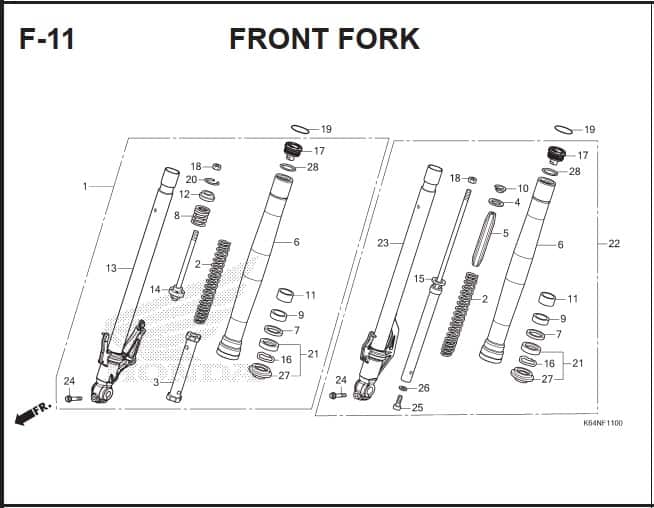 F-11 Front Fork