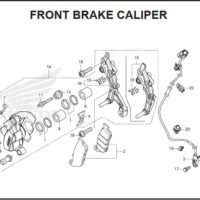 F-12 Front Brake Caliper