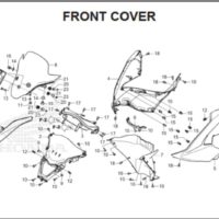 F-12 Front Cover – Katalog Suku Cadang Honda PCX 160
