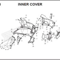 F-13 Inner Cover – Katalog Suku Cadang Honda PCX 160