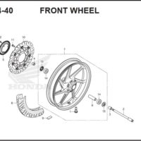 F-14-40 Front Wheel
