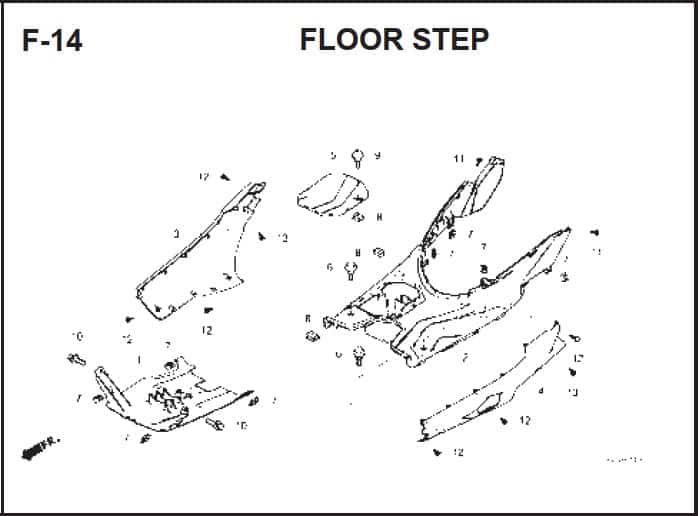 F-14 Floor Step