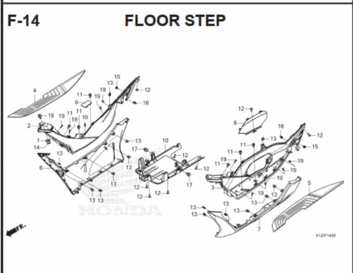 F-14 Floor Step