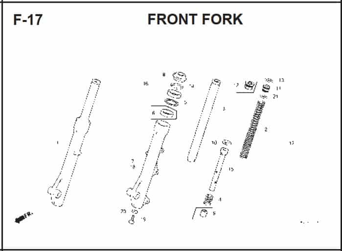 F-17 Front Fork