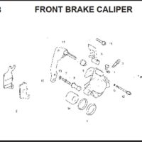 F-18 Front Brake Caliper – Katalog Suku Cadang Honda BeAT FI K25A