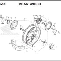 F-19-40 Rear Wheel