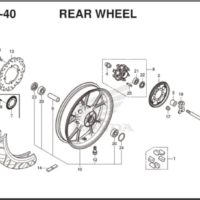 F-19-40 Rear Wheel