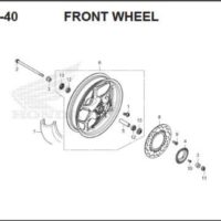 F-20-40- Front Wheel