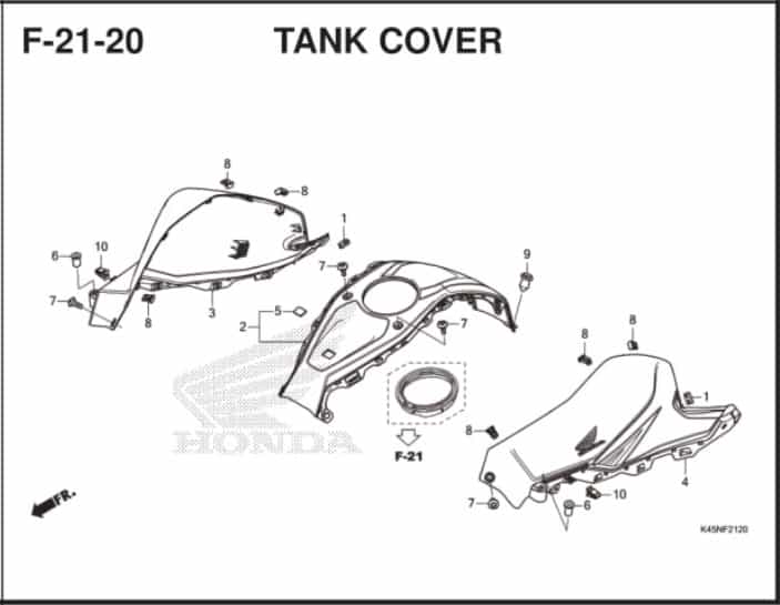 F-21-20 Tank Cover