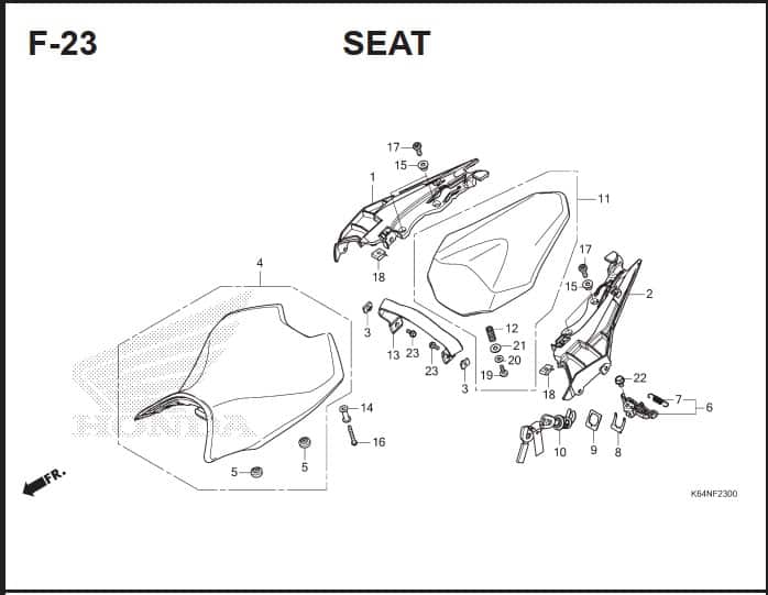 F-23 Seat