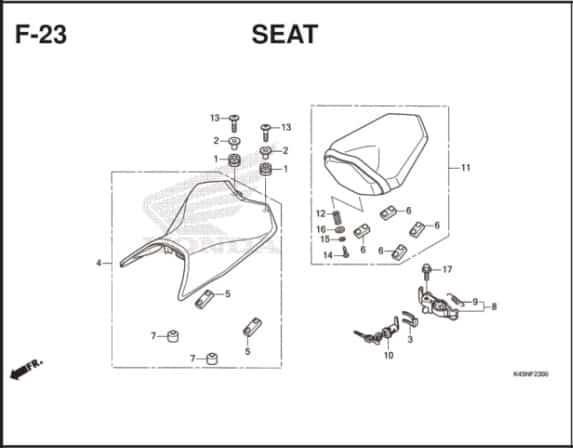 F-23 Seat