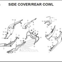 F-24 Side Cover Rear Cowl