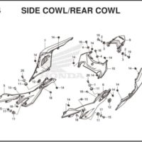 F-24 Side Cowl/Rear Cowl – Katalog Suku Cadang Honda New CBR 150R K45R