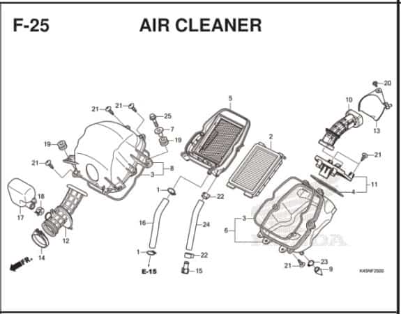 F-25 Air Cleaner