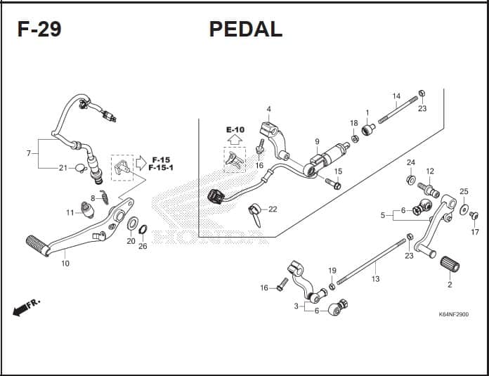 F-29 Pedal