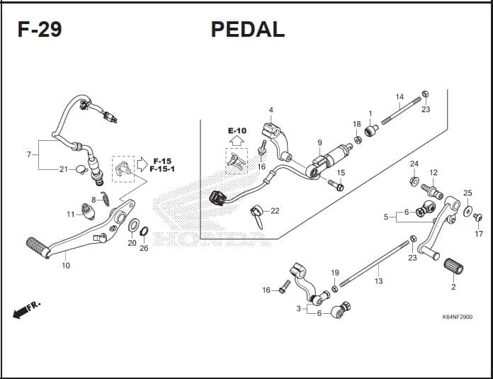 F-29 Pedal