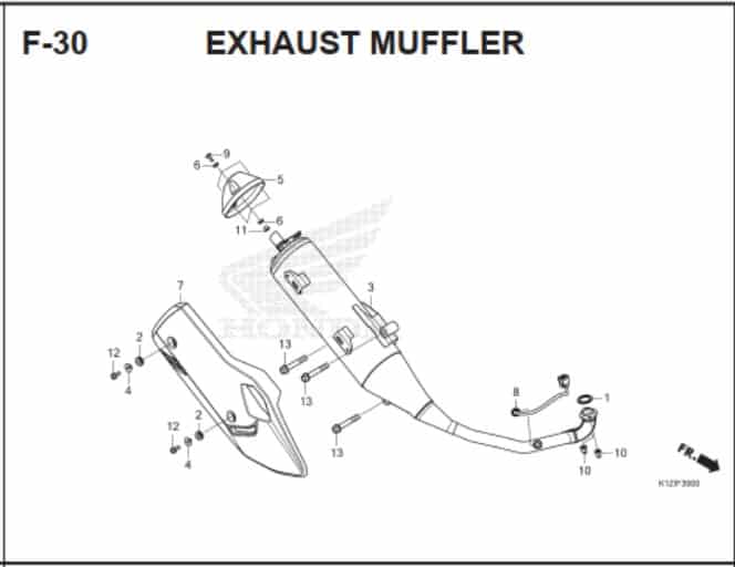 F-30 Exhaust Muffler