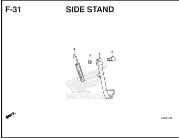 F-31 Side Stand