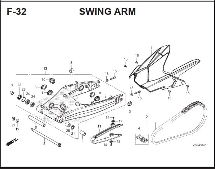 F-32 Swing Arm