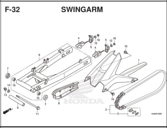 F-32 Swingarm