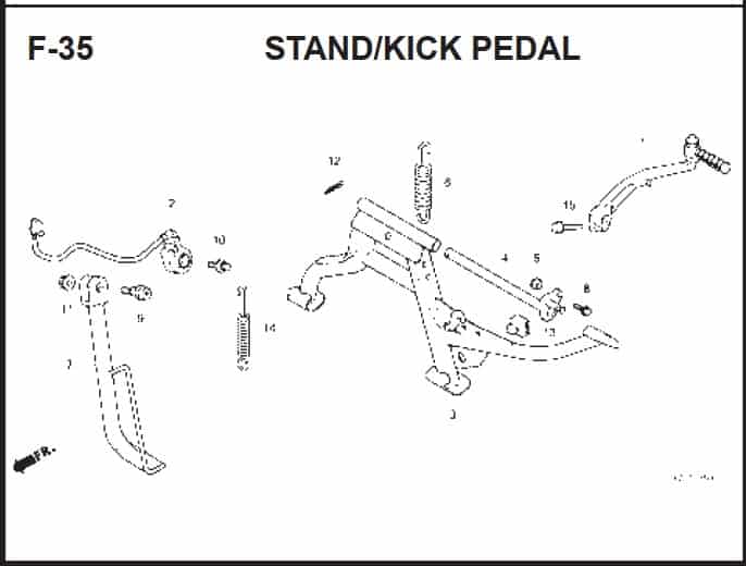 F-35 Stand Kick Pedal